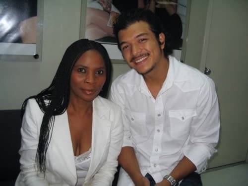 Angelo walking the globe