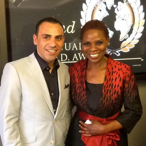 1.Justina Mutale with His Royal Highness, Prince Farid Benaddou Idrissi of The Royal House of Baloi and the ancient Royal Dynasty of Idrissi of Morocco, at the Meet & Greet Champagne Reception for Honorees (Award recipients) of the Global Officials of Dignity (G.O.D.) Awards and Speakers at the Humanitarian Summit. United Nations Headquarters, New York.